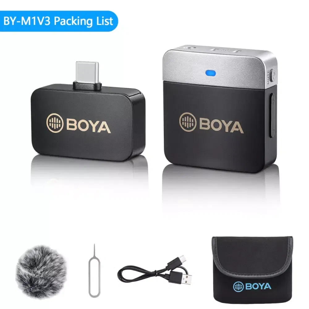 ไมโครโฟนไร้สาย BOYA MICROPHONE BOYA BY-M1V3