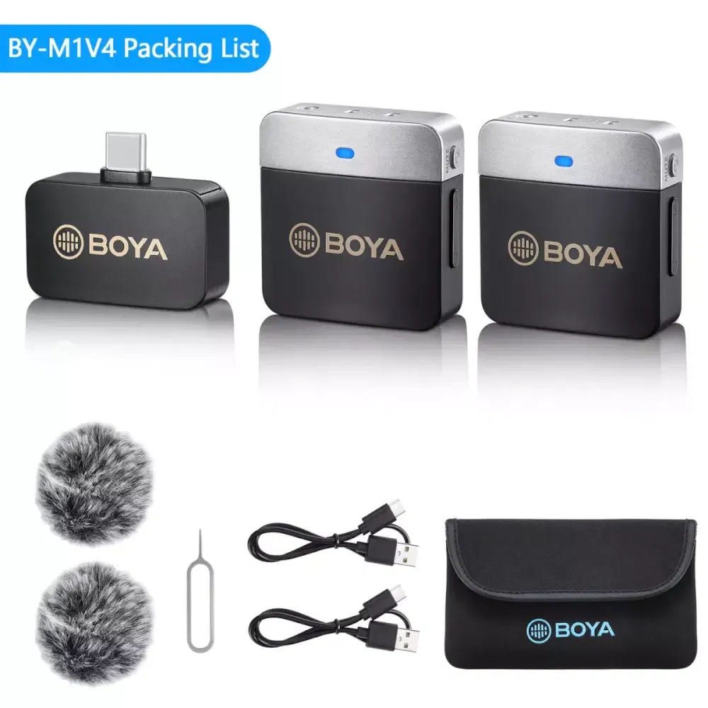 ไมโครโฟนไร้สาย BOYA MICROPHONE BOYA BY-M1V4