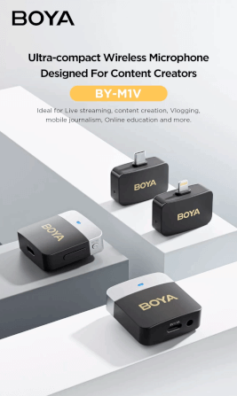ไมโครโฟนไร้สาย BOYA MICROPHONE BOYA BY-M1V5_2