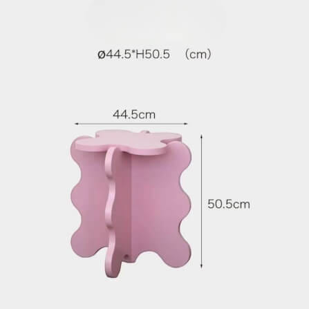 โต๊ะข้าง YFACTORY รุ่น FT110493  สีชมพู_1
