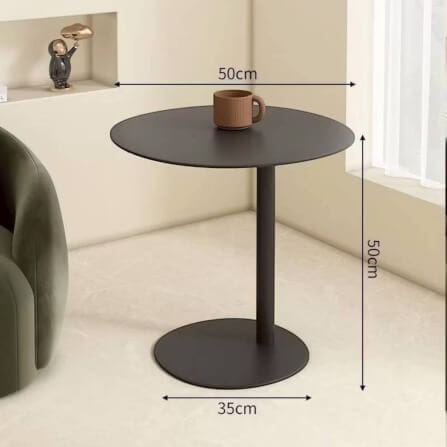 โต๊ะข้าง YFACTORY ขนาด 50*50*63 ซม. รุ่น FT115234 สีดำ_1