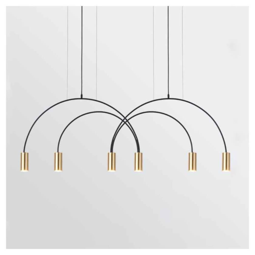 ไฟช่อ Yfactory LP010003 ขนาด 140x48x150 ซม. สีทอง 6 หัว_1