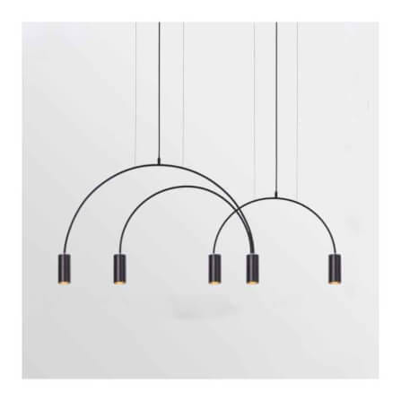 ไฟช่อ Yfactory LP009998 ขนาด 110x48x15 ซม. สีดำ 5 หัว_4