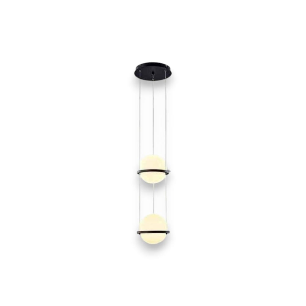 โคมไฟช่อ Yfactory LP003004 สีดำ 2 หัว _0