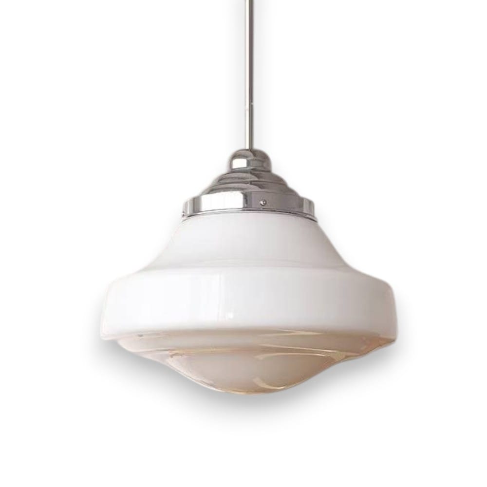 โคมไฟช่อ Yfactory LP122865 สีโครเมี่ยม /ขาว 1 หัว _0
