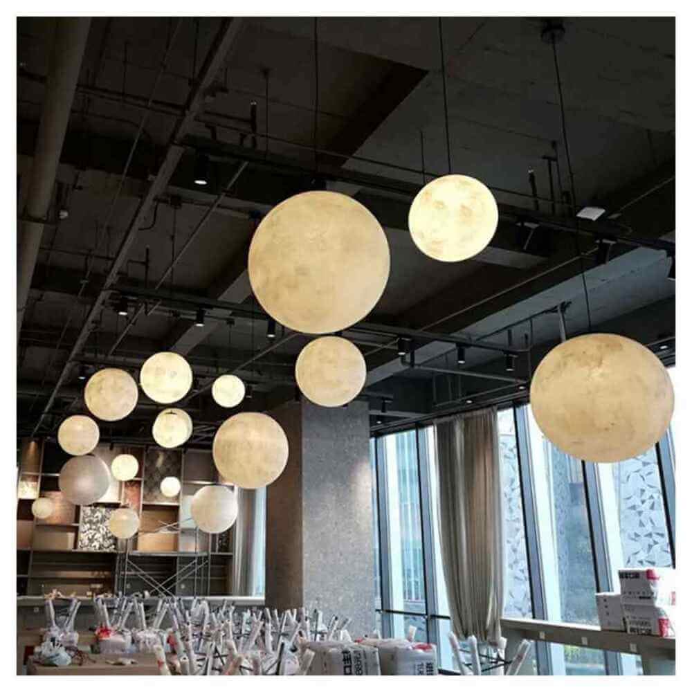 ไฟช่อ YFACTORY LP103720 ลูกบอลเรซิ่น ขนาด 40X40XH40 ซม. สีเหลืองอ่อน 1 หัว_4