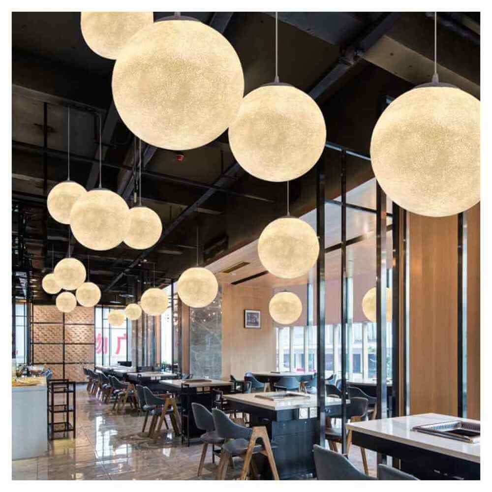 ไฟช่อ YFACTORY LP103720 ลูกบอลเรซิ่น ขนาด 40X40XH40 ซม. สีเหลืองอ่อน 1 หัว_2