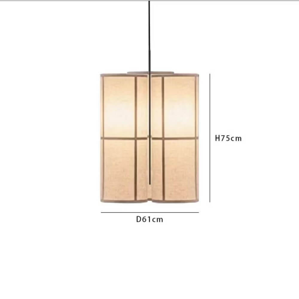 ไฟช่อ YFACTORY LP108487 วัสดุผ้าสีขาวเสริมด้วยโครงเหล็ก ขนาด 40X45X35H ซม. 1 หัว_2