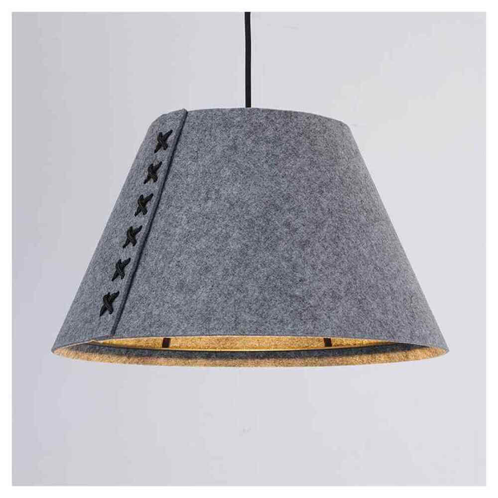 ไฟช่อ YFACTORY LP119333 วัสดุผ้าสักหลาด ขนาด 60X60XH35 ซม. สีเทา 1 หัว_2