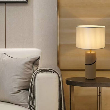 โคมไฟตั้งโต๊ะ YFACTORY LT122781 ขนาด 35x35x65 ซม. สีน้ำตาล_1