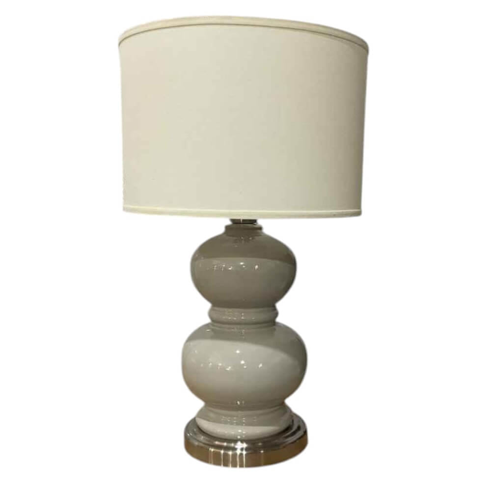 โคมไฟตั้งโต๊ะ YFACTORY รุ่น LT121430 ขนาด 40x40x65 ซม. สีเทา