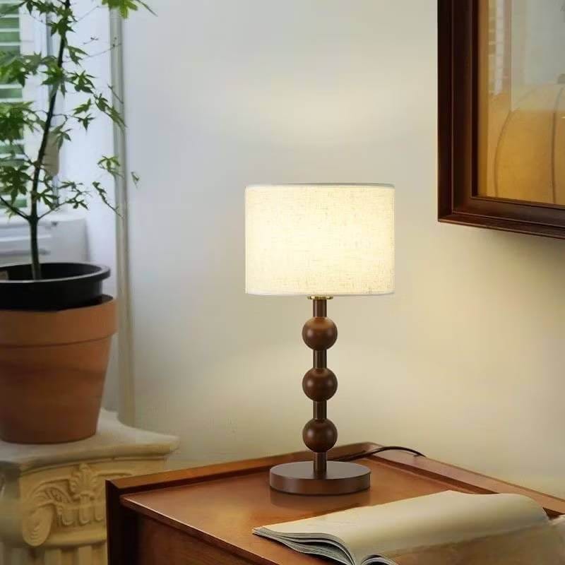 โคมไฟตั้งโต๊ะ YFACTORY รุ่น LT119500 ขนาด 40x40x70 ซม. สีวอลนัท_8