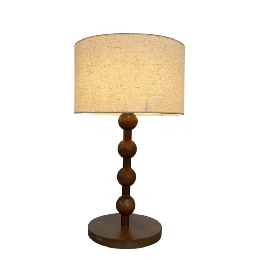 โคมไฟตั้งโต๊ะ YFACTORY รุ่น LT119500 ขนาด 40x40x70 ซม. สีวอลนัท_3