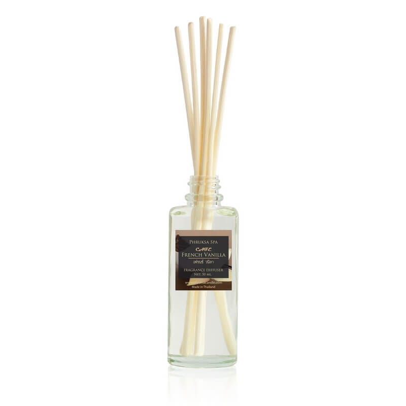 ก้านไม้หอมปรับอากาศ PHRUKSA SPA รีฟิล ขนาด 50 มล.  กลิ่น FRENCH VANILLA