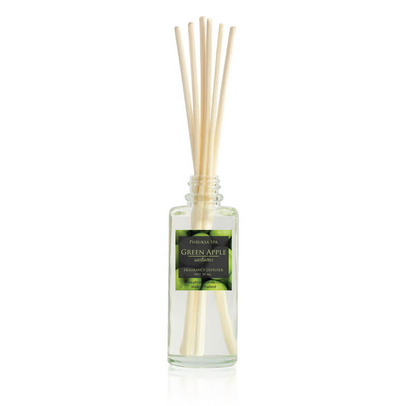 ก้านไม้หอมปรับอากาศ PHRUKSA SPA รีฟิล ขนาด 50 มล.  กลิ่น GREEN APPLE