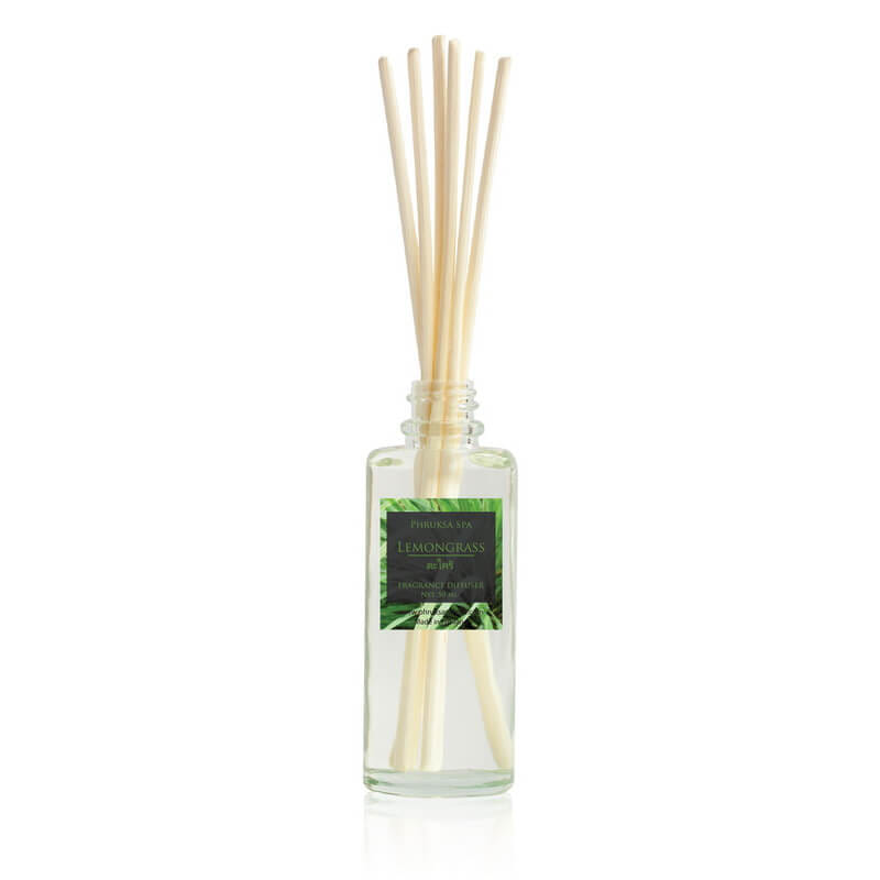 ก้านไม้หอมปรับอากาศ PHRUKSA SPA รีฟิล ขนาด 50 มล.  กลิ่น LEMONGRASS