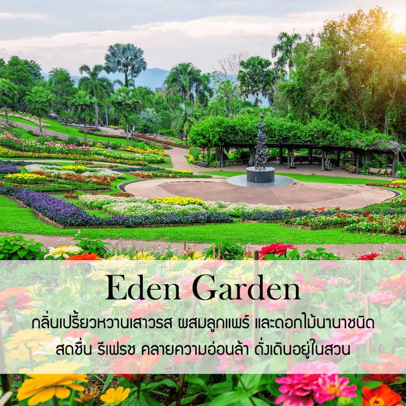 ก้านไม้หอมปรับอากาศ PHRUKSA SPA รีฟิล ขนาด 1000 มล. กลิ่น EDEN GARDEN_1