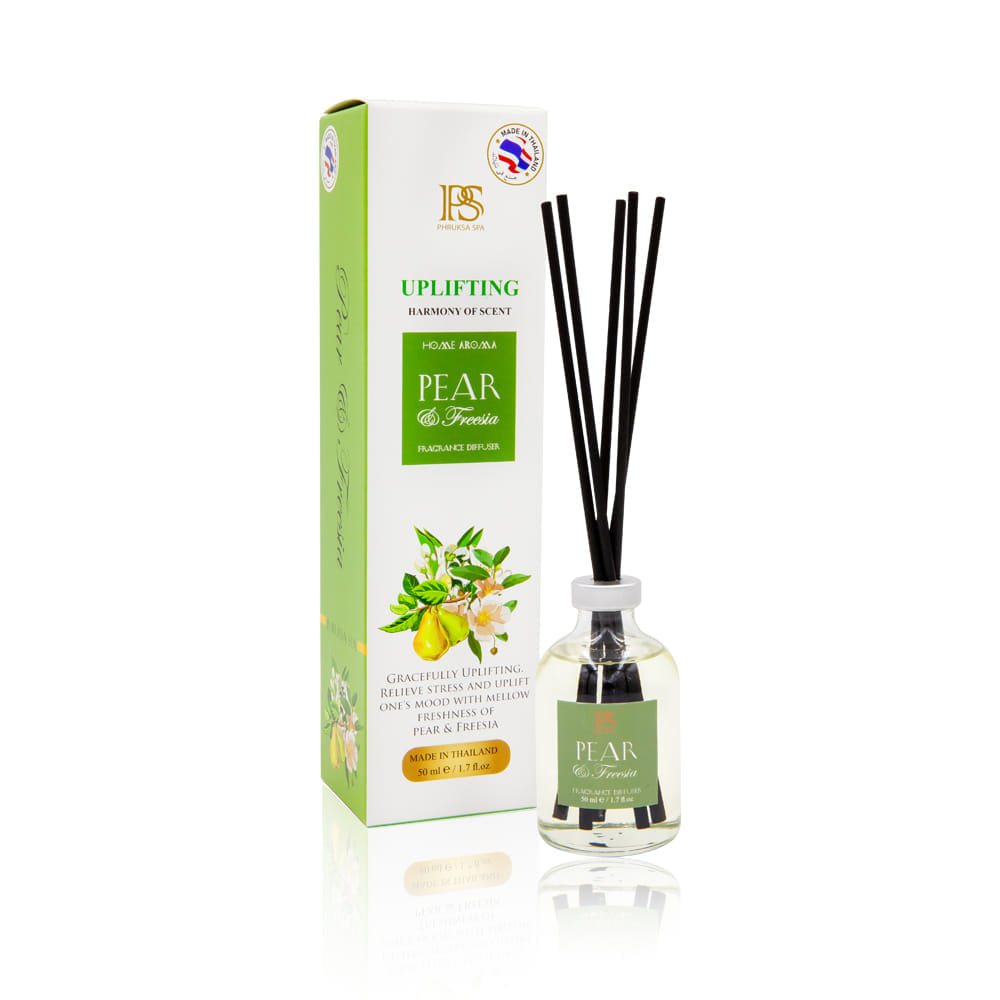 ก้านไม้หอมปรับอากาศ PHRUKSA SPA  ขนาด 50 มล. กลิ่นแพร์ ฟรีเซีย
