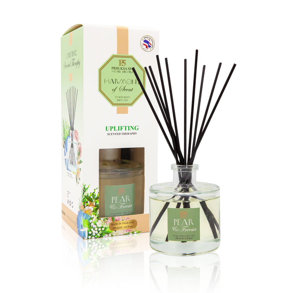 ก้านไม้หอมปรับอากาศ PHRUKSA SPA  ขนาด 180 มล.  กลิ่นแพร์ ฟรีเซีย