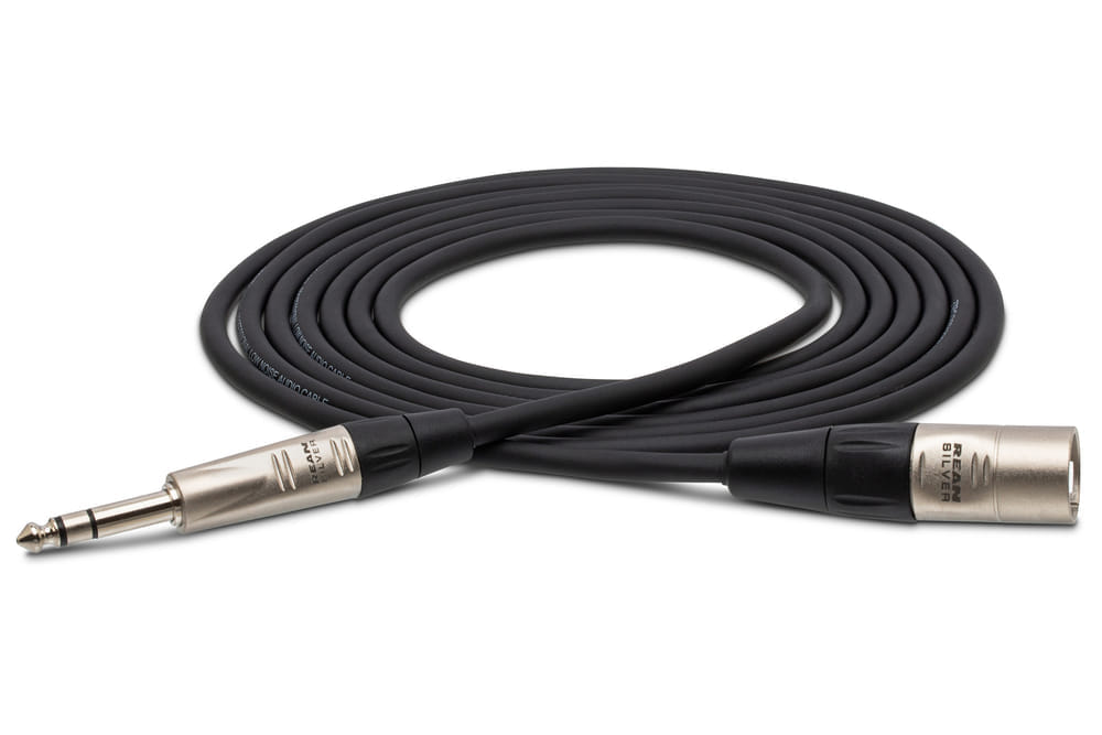 สายสัญญาณ MONITOR HOSA (HSX-003) PRO BALANCED INTERCONNECT 1/4 นิ้ว TRS TO XLR3M 3 ฟุต