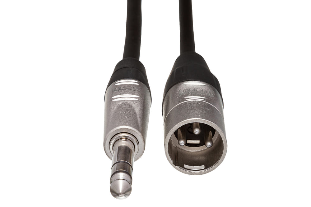 สายสัญญาณ MONITOR HOSA (HSX-003) PRO BALANCED INTERCONNECT 1/4 นิ้ว TRS TO XLR3M 3 ฟุต
