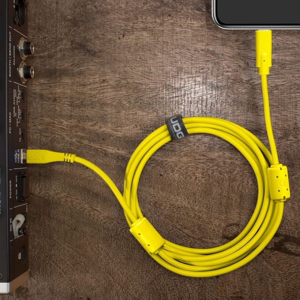 สาย UDG ULTIMATE AUDIO CABLE USB 2.0 (USB C TO USB B) ความยาว 1.5 เมตร สีเหลือง