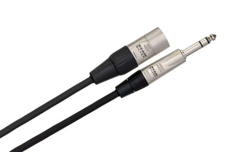 สายสัญญาณ MONITOR HOSA (HSX-003) PRO BALANCED INTERCONNECT 1/4 นิ้ว TRS TO XLR3M 3 ฟุต_1