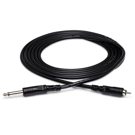 สายกีต้าร์ HOSA (CPR-103) UNBALANCED INTERCONNECT, 1/4 IN TS TO RCA,ความยาว 3 ฟุต_1
