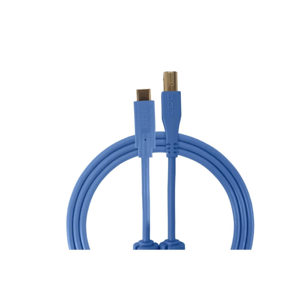 สาย UDG ULTIMATE AUDIO CABLE USB 2.0 (USB C TO USB B) ความยาว 1.5 เมตร สีฟ้าอ่อน_0
