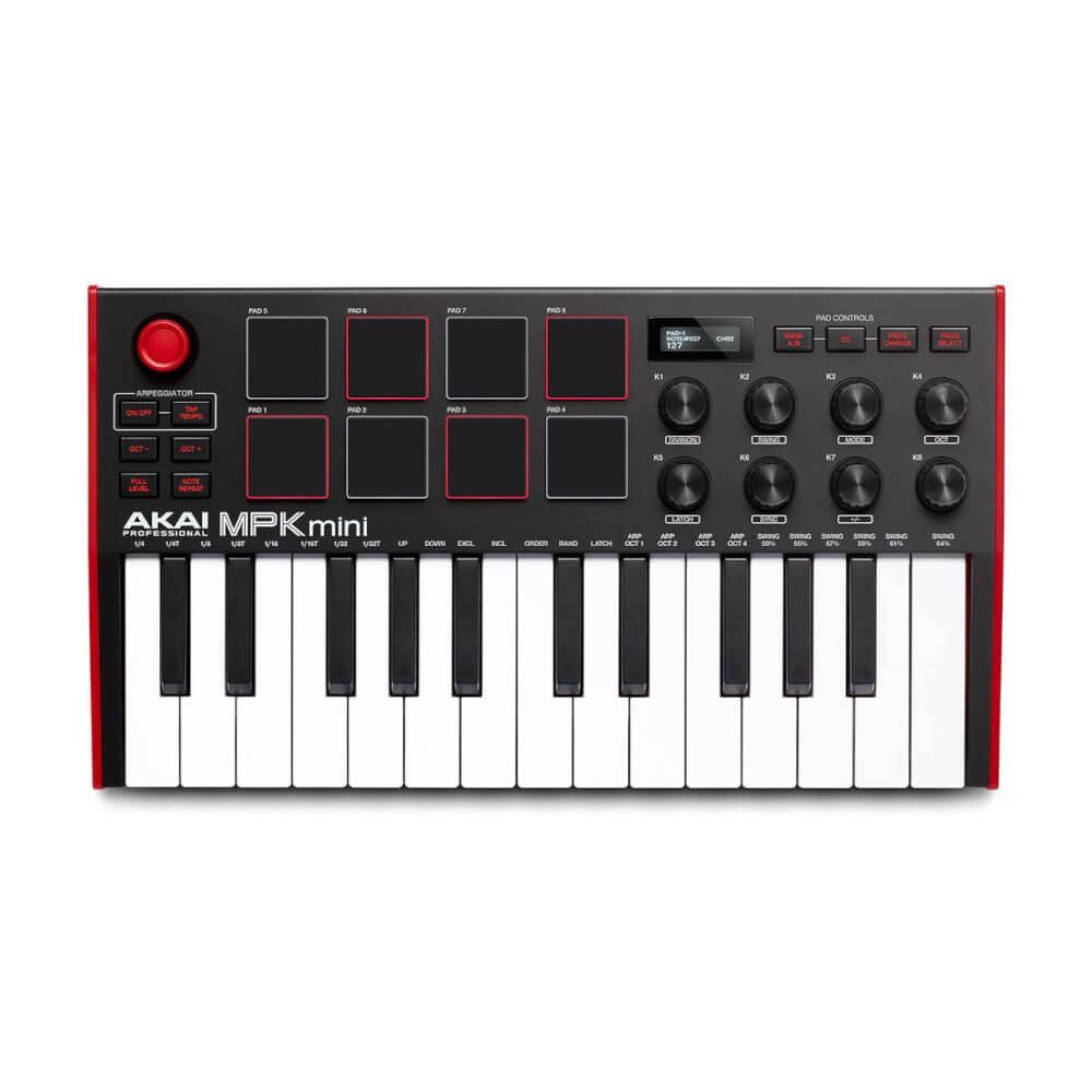 มิดี้คอนโทรลเลอร์ AKAI MPK MINI3 คีย์บอร์ด 25 คีย์_0