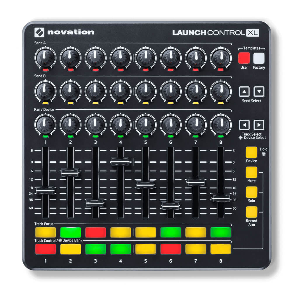 มิดี้คอนโทรลเลอร์ NOVATION LAUNCH CONTROL XL (สีดำ)