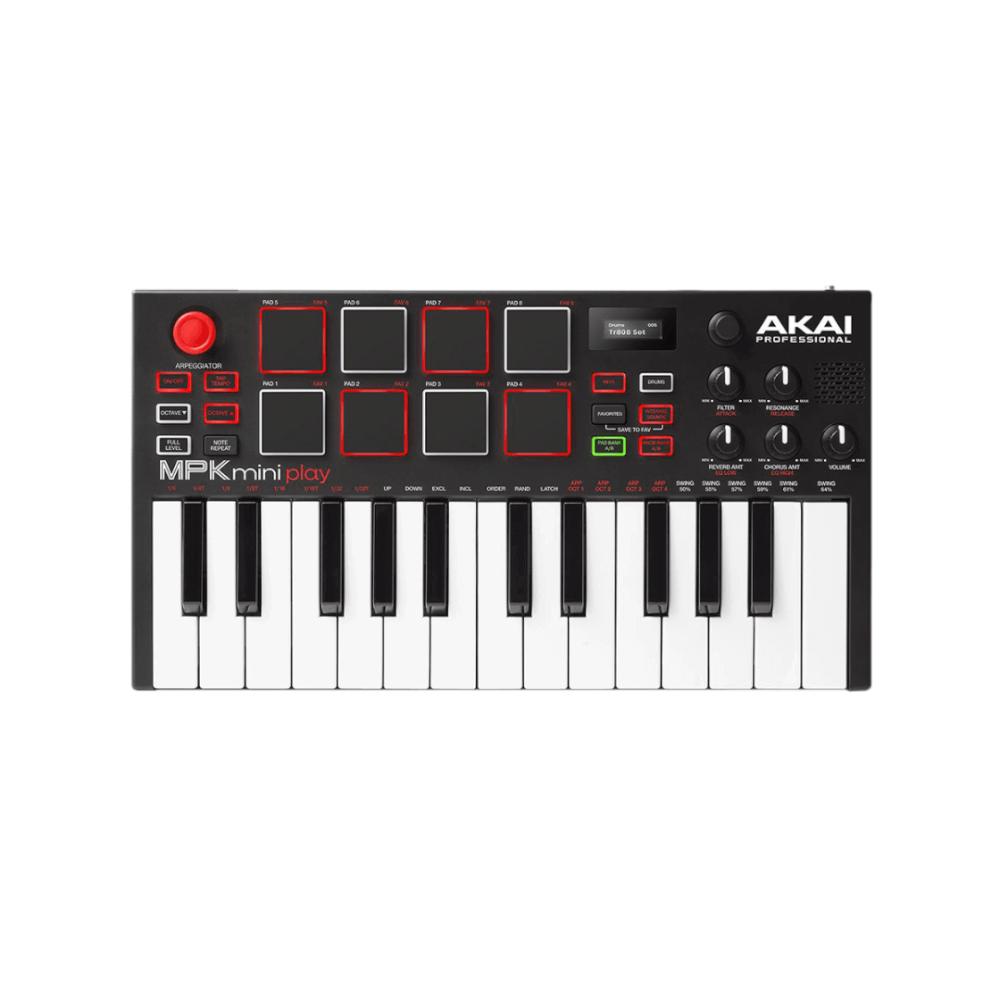 มิดี้คอนโทรลเลอร์ AKAI MPK MINI PLAY MK3 25 คีย์ | พร้อมลำโพงในตัว_1