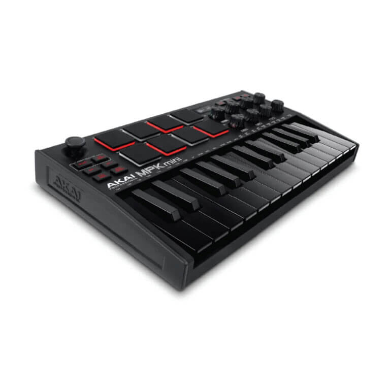 มิดี้คอนโทรลเลอร์ AKAI MPK MINI MK3  คีย์บอร์ด 25 คีย์ (สีดำ)_1
