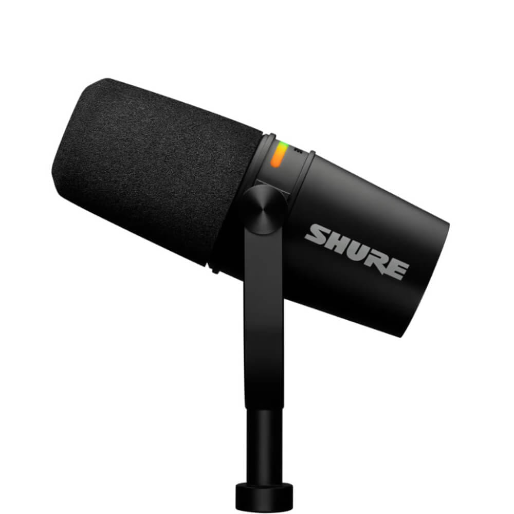 ไมโครโฟนพอดแคสต์ บันทึกเสียง SHURE MV7+ (สีดำ)