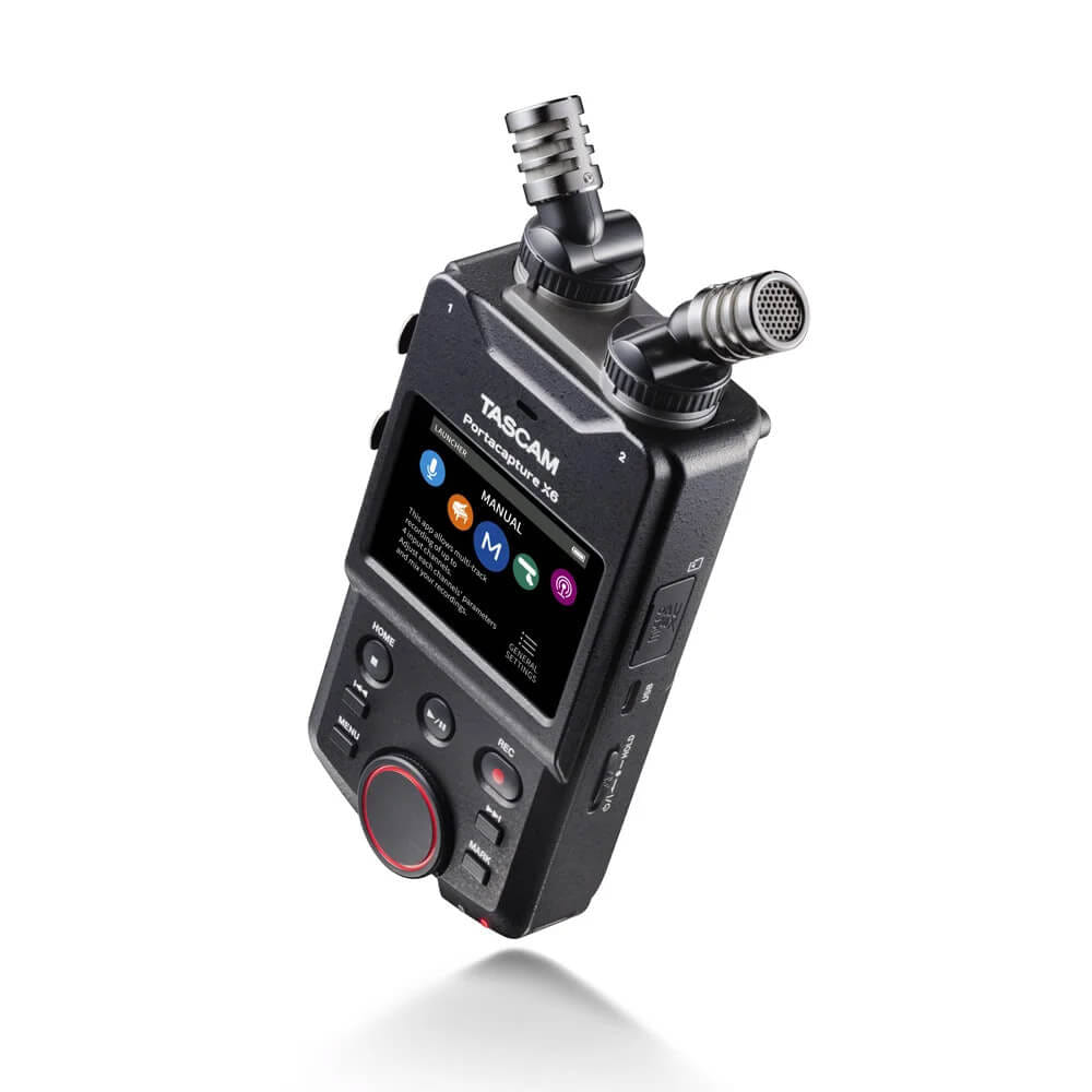เครื่องบันทึกเสียงพกพา TASCAM PORTACAPTURE X6_2