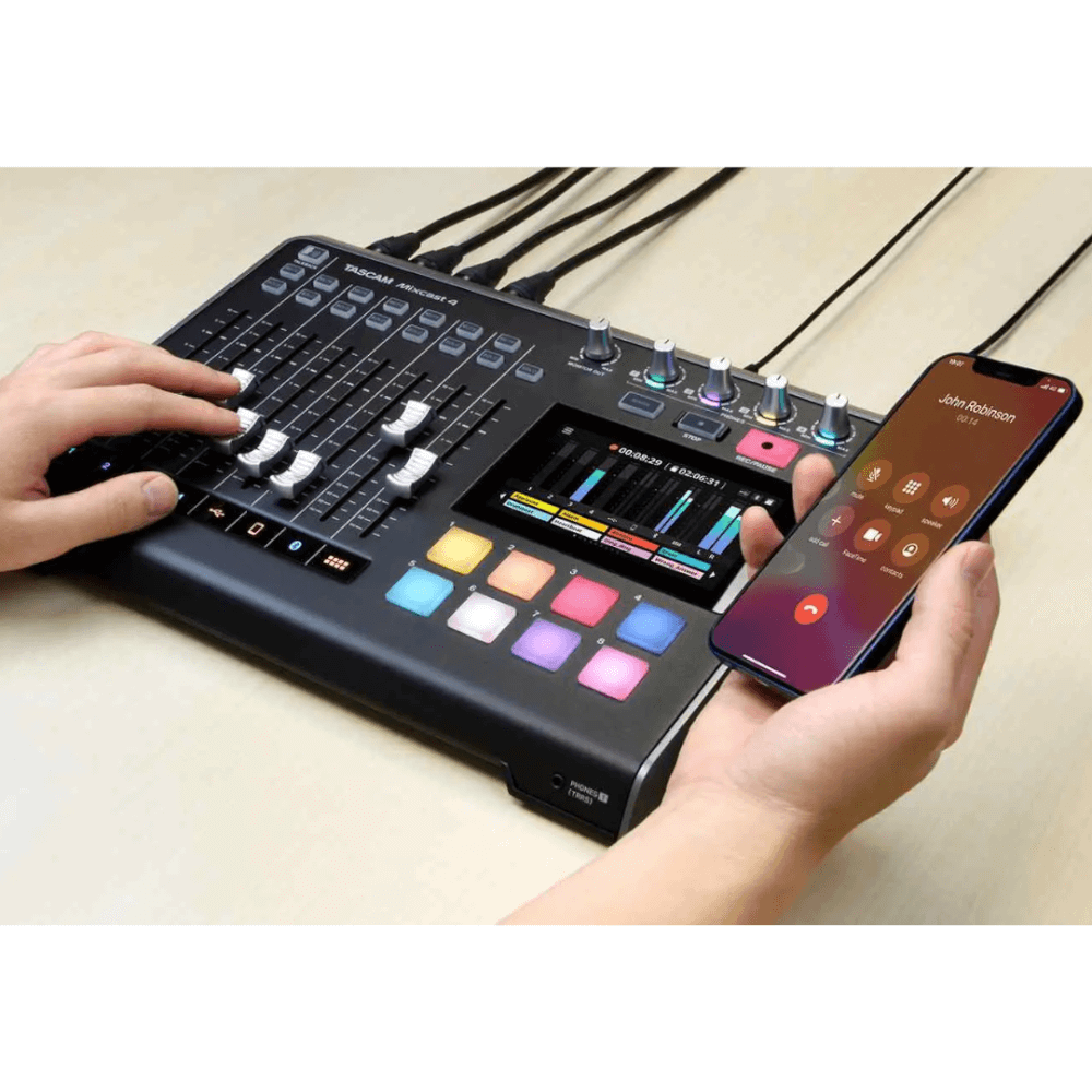 พอดแคสมิกเซอร์ TASCAM MIXCAST 4