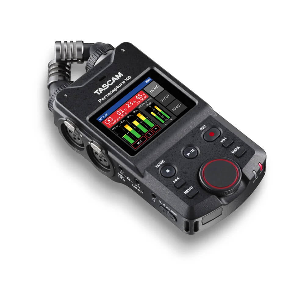 เครื่องบันทึกเสียงพกพา TASCAM PORTACAPTURE X6_3