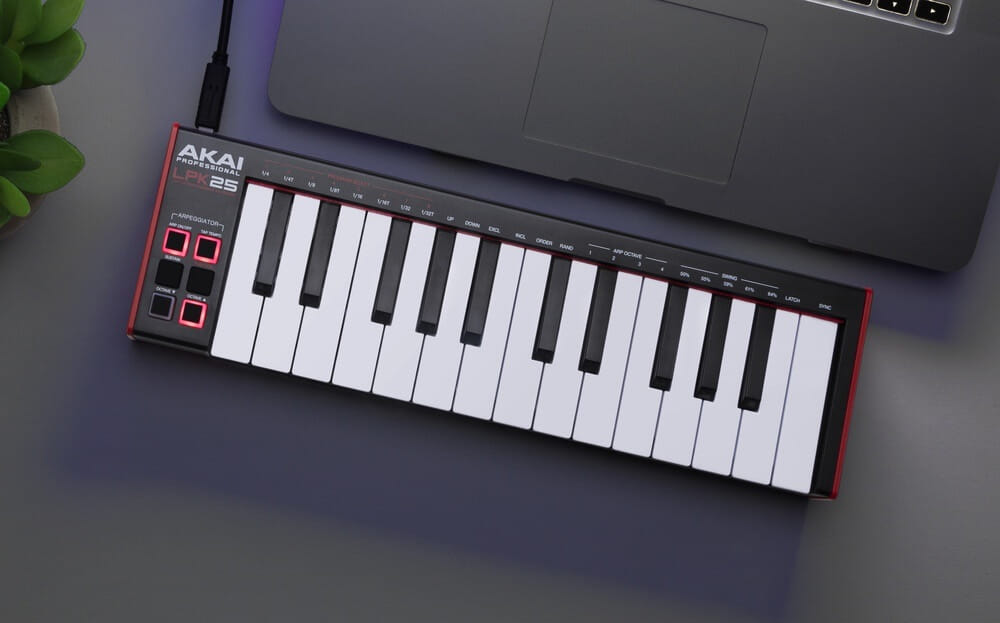 มิดี้คอนโทรลเลอร์ AKAI LPK25 MK2 คีย์บอร์ด 25 คีย์_4