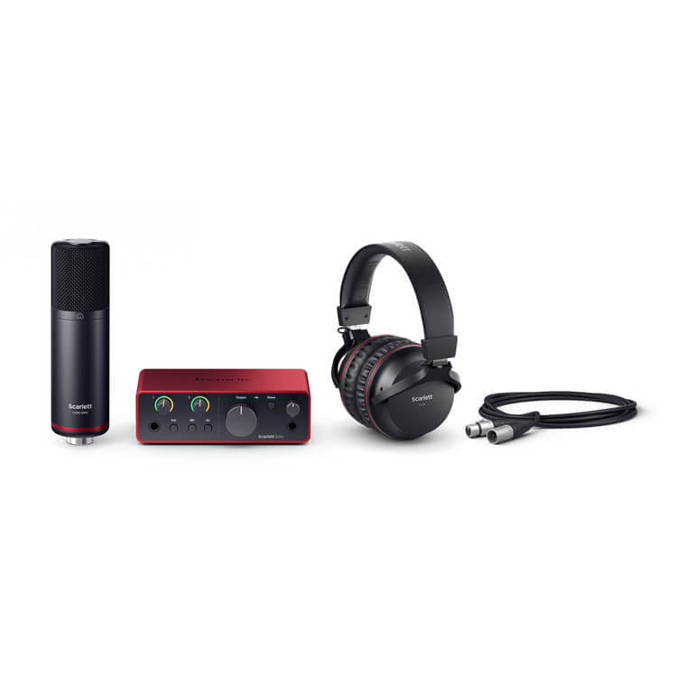 ออดิโออินเตอร์เฟส FOCUSRITE SCARLETT SOLO STUDIO (4TH GEN) RECORDING BUNDLE_4