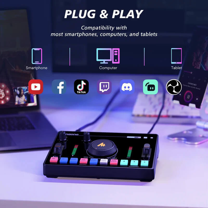สตูดิโอสตรีมมิ่ง MAONOCASTER AMC2 NEO - สีดำ