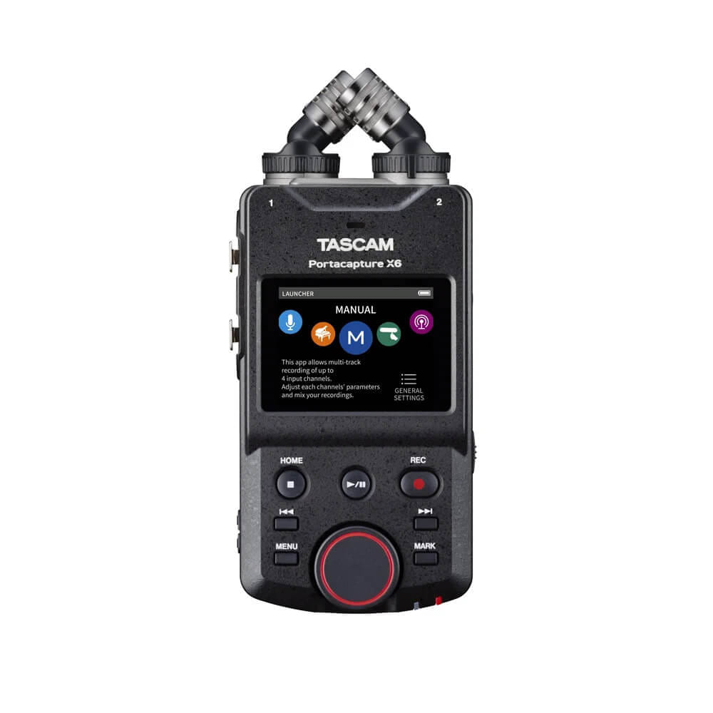 เครื่องบันทึกเสียงพกพา TASCAM PORTACAPTURE X6_7