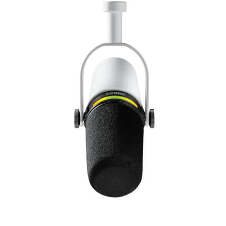 ไมโครโฟนพอดแคสต์ บันทึกเสียง SHURE MV7+ (สีขาว)_1
