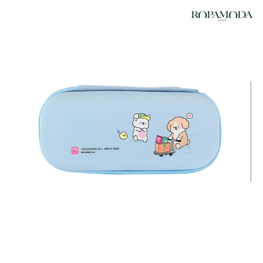 กล่องดินสอ แบบแข็ง ROPAMODA รุ่น SSNCC3-250-06 วัสดุ EVA ขนาด 22X11X4.5 ซม. สีฟ้า