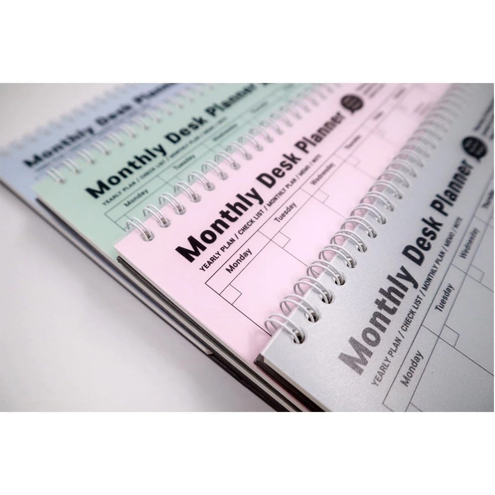 สมุดแพลนเนอร์ แบบตั้งโต๊ะ ROPAMODA รุ่น MONTH DESK PLANNER 85025 ขนาด 23.7 X 23.1 ซม. สีชมพู