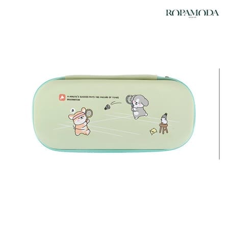 กล่องดินสอ แบบแข็ง ROPAMODA รุ่น SSNCC3-250-06 วัสดุ EVA ขนาด 22X11X4.5 ซม. สีเขียว_1