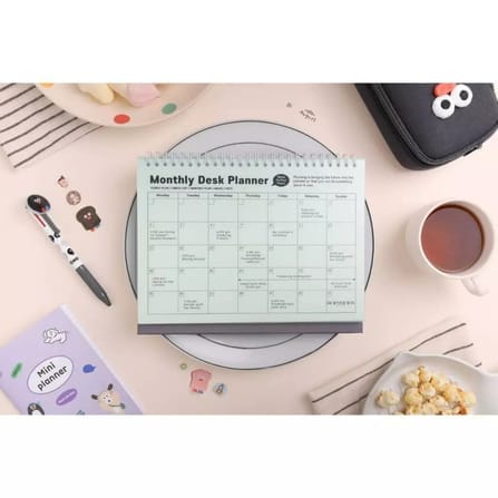 สมุดแพลนเนอร์ แบบตั้งโต๊ะ ROPAMODA รุ่น MONTH DESK PLANNER 85025 ขนาด 23.7 X 23.1 ซม. สีเขียว_1