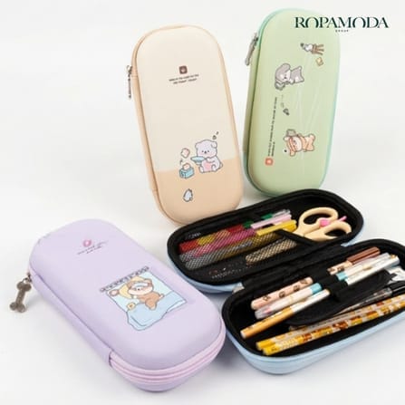กล่องดินสอ แบบแข็ง ROPAMODA รุ่น SSNCC3-250-06 วัสดุ EVA ขนาด 22X11X4.5 ซม. สีเขียว_2