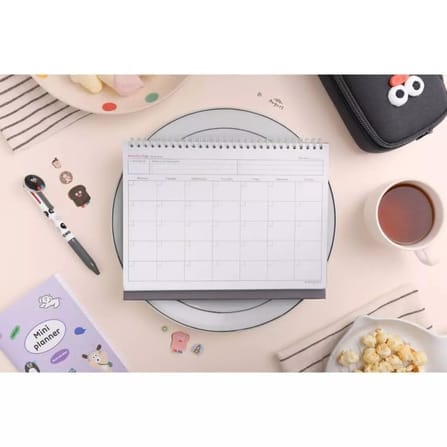 สมุดแพลนเนอร์ แบบตั้งโต๊ะ ROPAMODA รุ่น MONTH DESK PLANNER 85025 ขนาด 23.7 X 23.1 ซม. สีเขียว_3