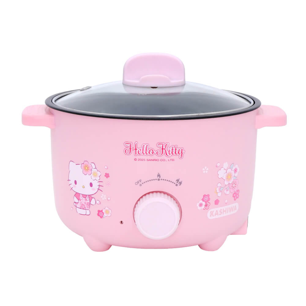 หม้ออเนกประสงค์ KASHIWA รุ่น KW-131 ขนาด 1.3 ลิตร ลาย HELLO KITTY สีชมพู_0