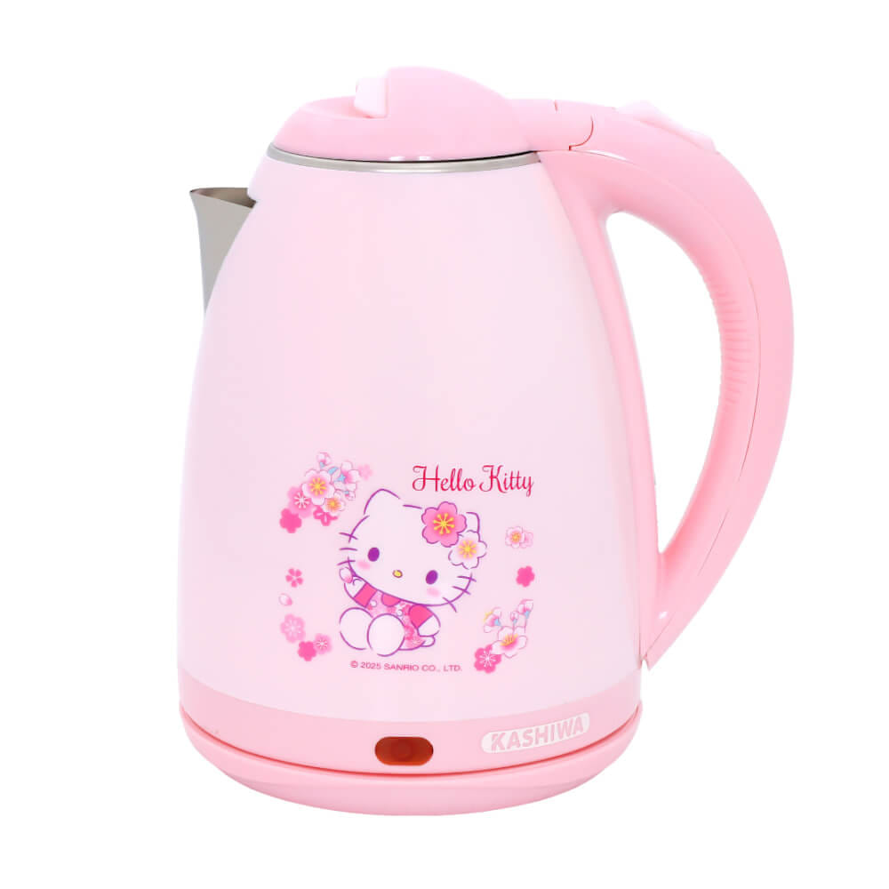 กาต้มน้ำไฟฟ้า KASHIWA รุ่น PCK-185 ลาย HELLO KITTY(2025) สีชมพู_0